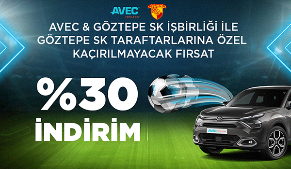 Göztepe SK Taraftarları için Kaçırılmayacak %30 İndirim!