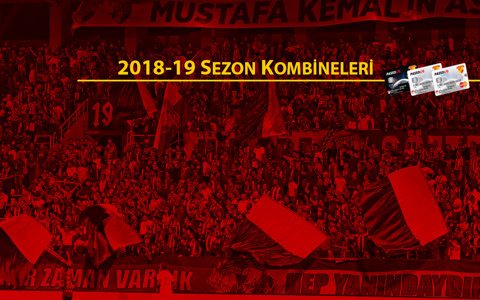 2018-19 Sezonu Kombineleri Satışa Sunuluyor