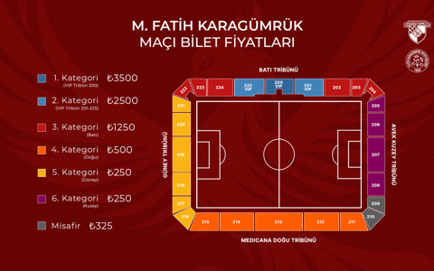 M. FATİH KARAGÜMRÜK MAÇININ BİLETLERİ SATIŞA ÇIKIYOR