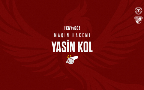 T. KONYASPOR MAÇINI YASİN KOL YÖNETECEK